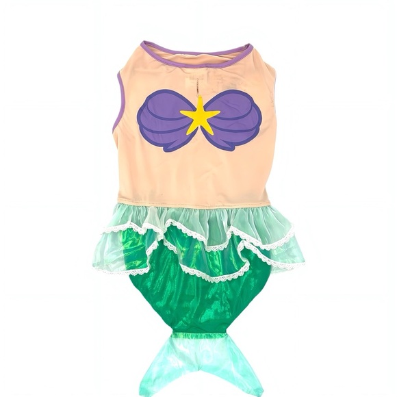 Dog Disney Ariel Little Mermaid Halloween Pet Costume Cute Dog Outfit Medium - Picture 1 of 8